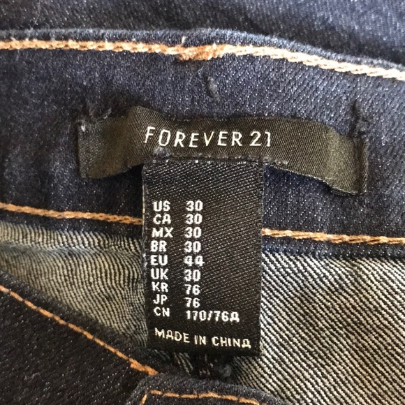 Forever 21 Skinny Jean Size 30 - Picture 8 of 9